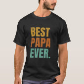 Mannen beste papa ooit grappig duits vader duitsla t-shirt (Voorkant)