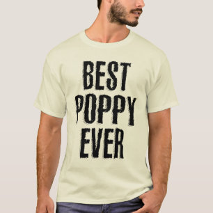 Mannen beste papaver ooit   Papa en opa T-shirt