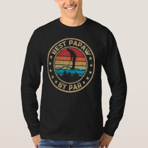 Mannen beste papaw door par golf voor mannen grapp t-shirt