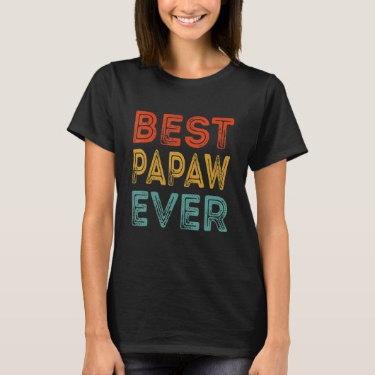 Mannen beste papaw ooit papa wereld's grootste t-shirt (Voorkant)
