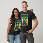 Mannen beste pappa ooit Retro Dog T-shirt (Unisex)