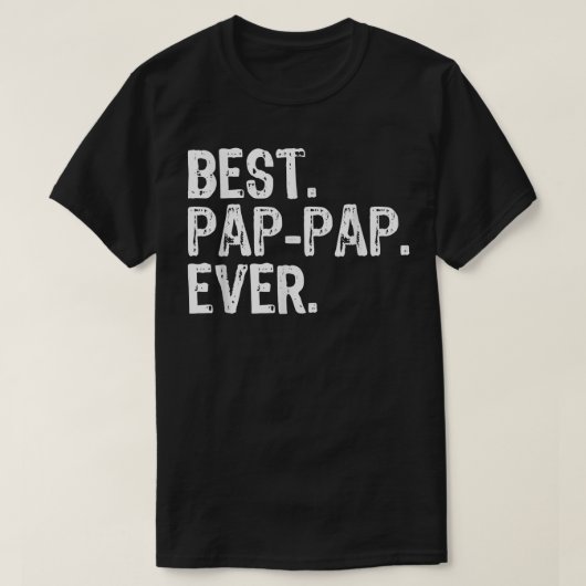 Mannen beste papPap-server met Vaderdag T-shirt (Design voorkant)