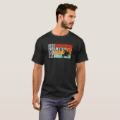Mannen Beste Paramotor Papa ooit Paramotor Pilot P T-shirt (Voorkant volledig)