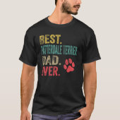 Mannen beste patterdale vader ooit  Fath T-shirt (Voorkant)