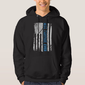 Mannen beste Pawpaw ooit Amerikaanse vlag voor vad Hoodie
