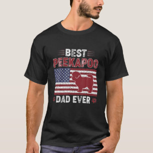 Mannen Beste Peekapoodad Ooit Amerikaanse Vlag Hon T-shirt