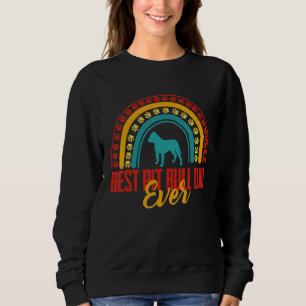 Mannen Beste Pit Bull Pa Ooit Regenboog Pit Bull O Trui