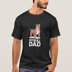 Mannen beste Pitbull Dog Pa over Pittie T-shirt