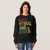 Mannen beste Pitbull papa ooit Pitbull Pap Trui (Voorkant volledig)