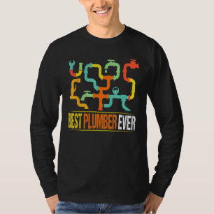 Mannen beste plunjer ooit waterpijpleidingen Plumb T-shirt