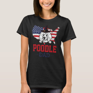 Mannen beste poedel vader Dog Owner Fathers Day Do T-shirt