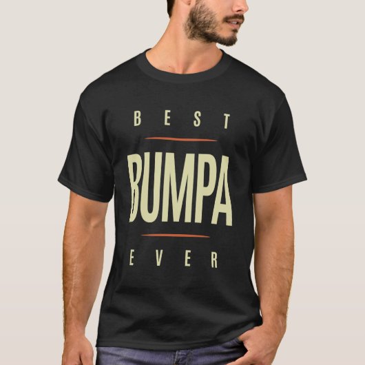 Mannen beste poma ooit | Papa en opa T-shirt (Voorkant)