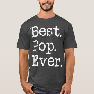 Mannen beste Pop ooit grootvader opa cadeau van G T-shirt