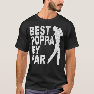 Mannen beste poppa door par disc golf voor mannen  t-shirt