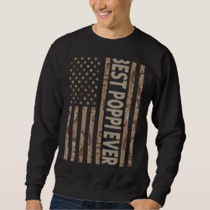 Mannen beste poppi ooit Amerikaanse vlag opa vet Trui