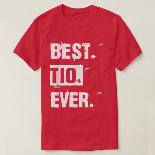 Mannen beste prijs ooit oom Niece Nephew Gift T-shirt (Design voorkant)