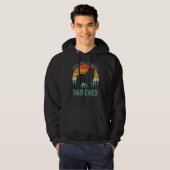 Mannen  beste Pyreneeën pap van vader" Hoodie (Voorkant volledig)