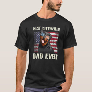 Mannen beste rottweiler vader ooit Amerikaanse vla T-shirt