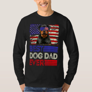 Mannen beste rottweiler vader ooit Amerikaanse vla T-shirt