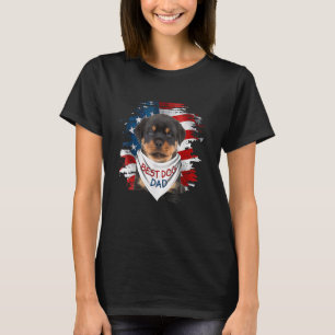 Mannen beste rottweiler vader ooit Amerikaanse vla T-shirt