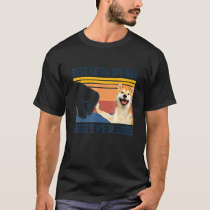 Mannen beste shiba inu vader ooit hond Vaderdag T-shirt