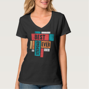 Mannen beste stepdad ver stepfather Happy Dad T-shirt