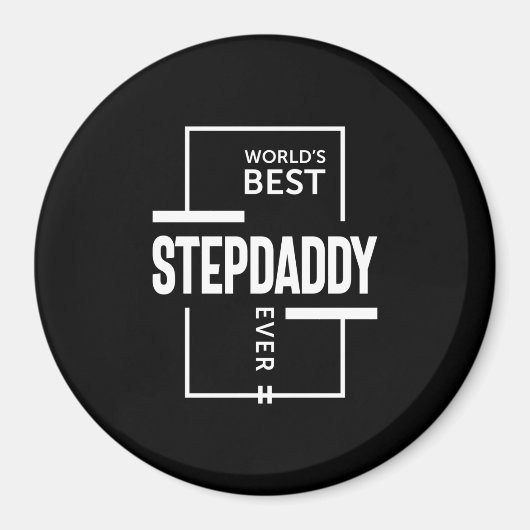 Mannen beste Stepdaddy-aver-cadeautje ter wereld Magneet (Voorkant)