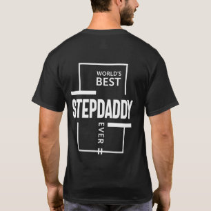 Mannen beste Stepdaddy-aver-cadeautje ter wereld T-shirt
