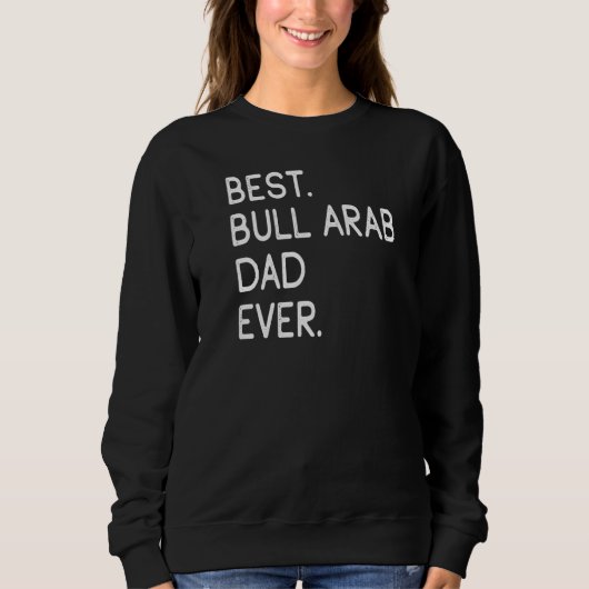 Mannen beste stier arabische vader ooit premium trui (Voorkant)