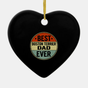 Mannen beste terrier van Boston, pap van ooit, sti Keramisch Ornament
