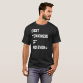 Mannen beste tonkinese kat papa kat t-shirt (Voorkant volledig)