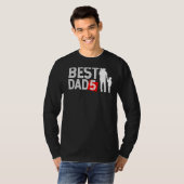 Mannen beste vader 5 of beste vader van vijf Kinde T-shirt (Voorkant volledig)