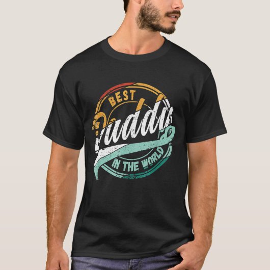 Mannen beste vader in de wereld  Vaderdag T-shirt (Voorkant)
