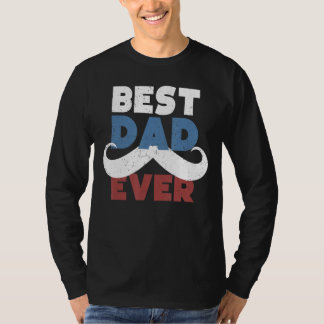 Mannen beste vader ooit familie ouders vaders vade t-shirt