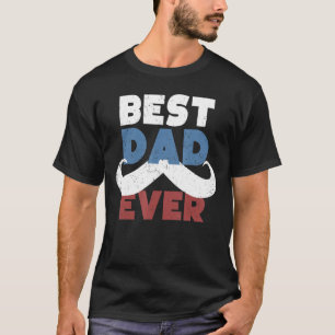 Mannen beste vader ooit familie ouders vaders vade t-shirt