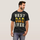 Mannen beste vader ooit friet aardappeleter vader t-shirt (Voorkant volledig)