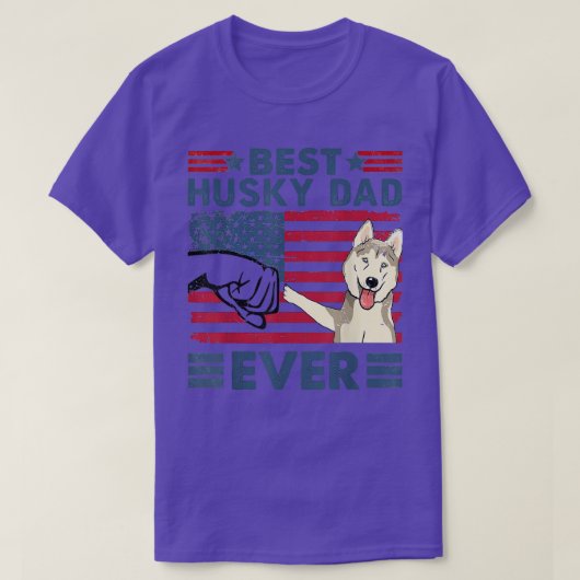 Mannen beste vader ooit  Hondenliefhebber T-shirt (Design voorkant)