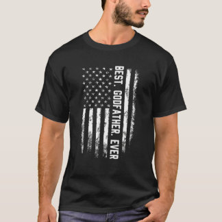 Mannen beste vader ooit in Amerika vlag voor manne T-shirt