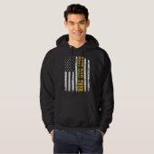 Mannen beste vader ooit Shirt Amerikaanse vlag (Voorkant volledig)