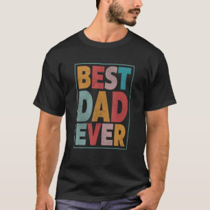 Mannen beste vader ooit Vaderdag vaders da T-shirt