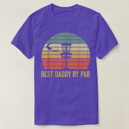 Mannen beste vader op Par Disk Golf Mannen T-shirt (Design voorkant)