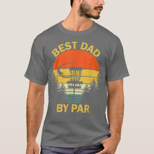 Mannen beste vader op Par Disk Golf T-shirt Manne