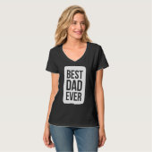 Mannen Beste vader van het Team van de Groep van d T-shirt (Voorkant volledig)
