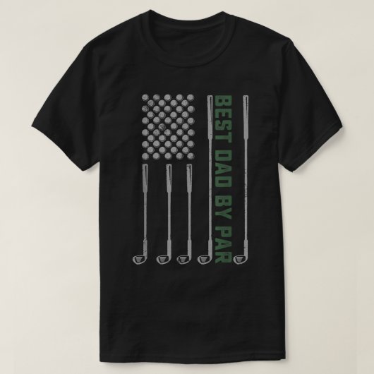 Mannen beste vader van pappa geeft Golf Lover Golf T-shirt (Design voorkant)