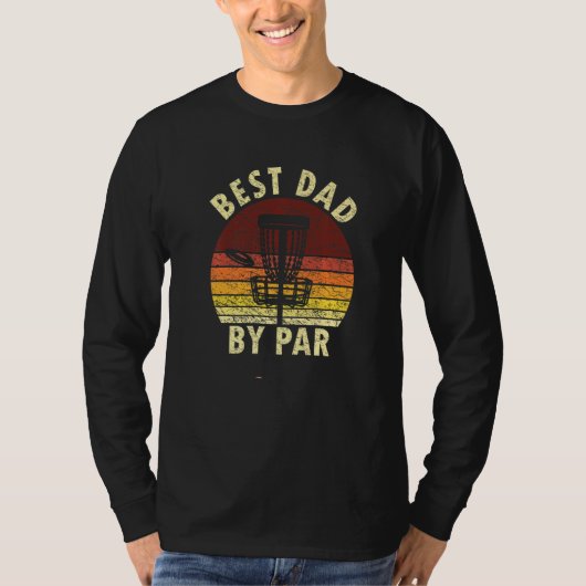 Mannen beste vader van Par Disc Golfer Dad Disk Go T-shirt (Voorkant)