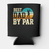 Mannen beste vader van par - Funny Vaderdag Golf Blikjeskoeler (Voorkant)