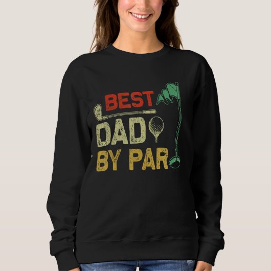 Mannen beste vader van Par Golf Funny Trui (Voorkant)