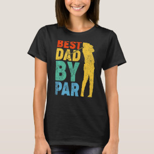Mannen  beste vader van par Golf pa Golfer Fath T-shirt