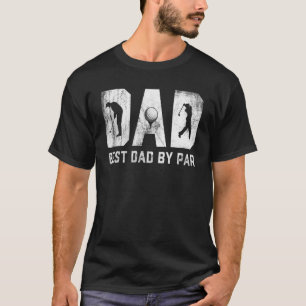 Mannen beste vader van par Golf voor pap papa grap T-shirt
