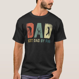 Mannen beste vader van par Golf voor vaders T-shirt